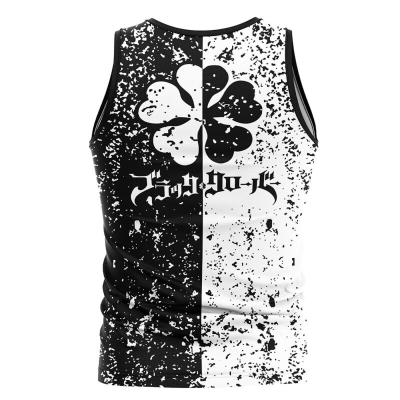 Five Leaf Clover Black Clover Tank Top - Image 2