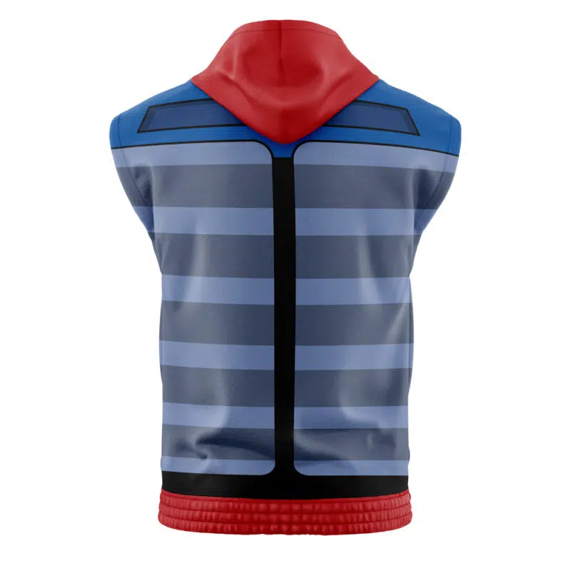 Franky Iron Pirate One Piece Sleeveless Hoodie - Image 2
