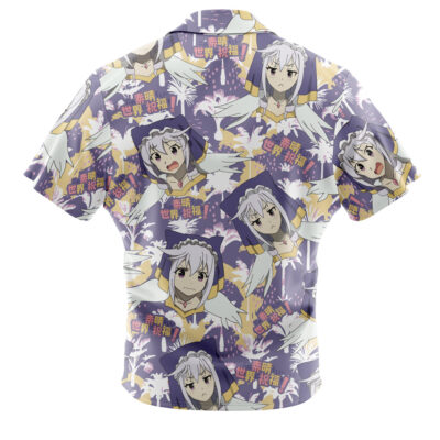 Funny Face Eris Konosuba Button Up Hawaiian Shirt