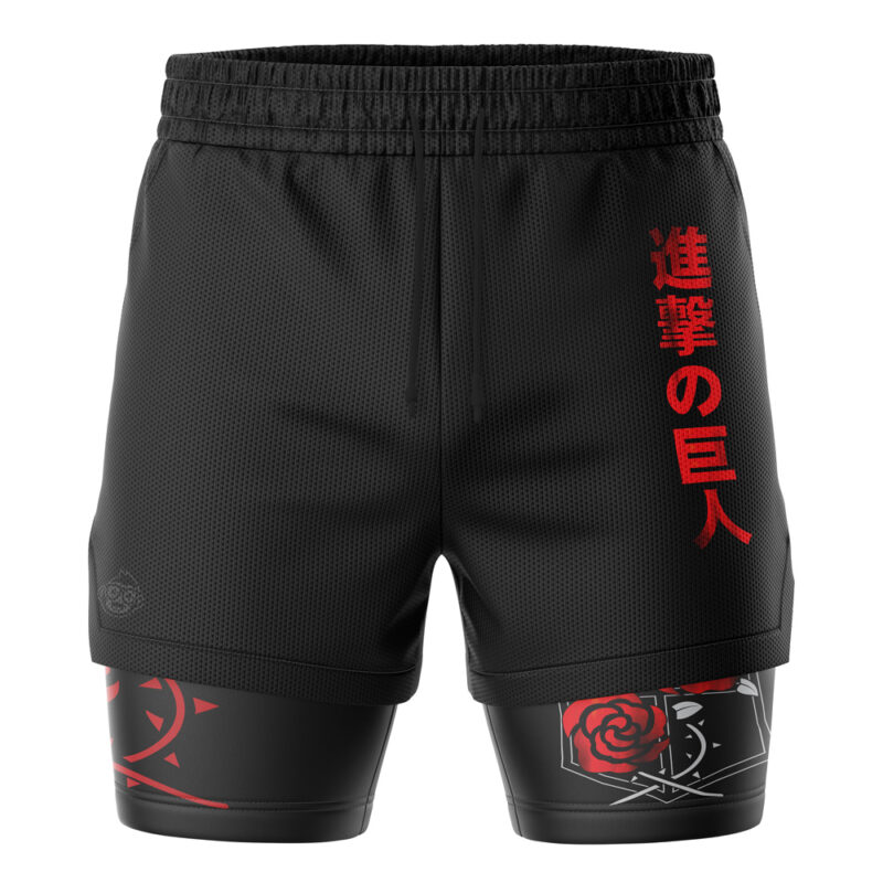 Garrison Attack on Titan 2-in-1 Performance Shorts - Image 2