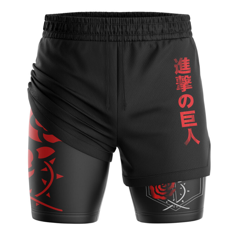 Garrison Attack on Titan 2-in-1 Performance Shorts - Image 3
