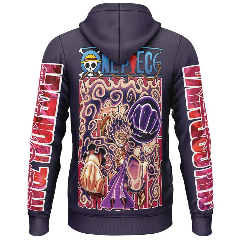 Gear 5th Luffy One Piece Streetwear Lightweight Hoodie