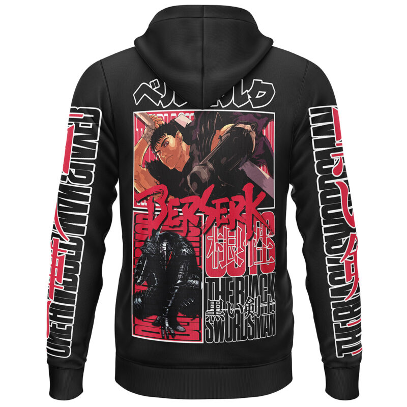 Guts Berserk Streetwear Lightweight Hoodie