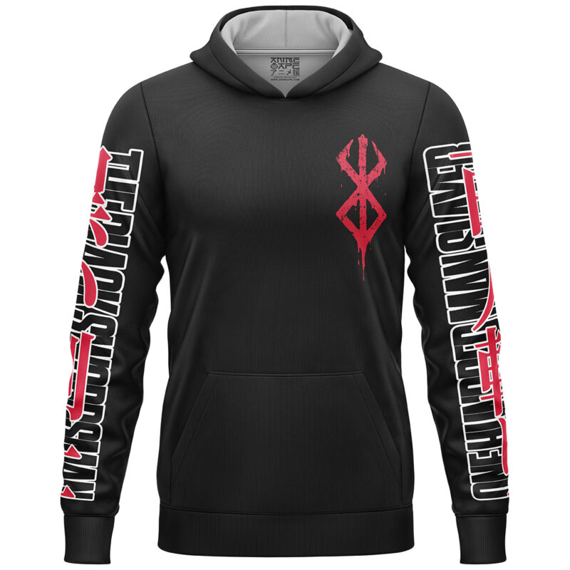 Guts Berserk Streetwear Lightweight Hoodie - Image 2