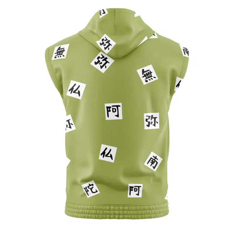 Gyomei Himejima Demon Slayer Sleeveless Hoodie