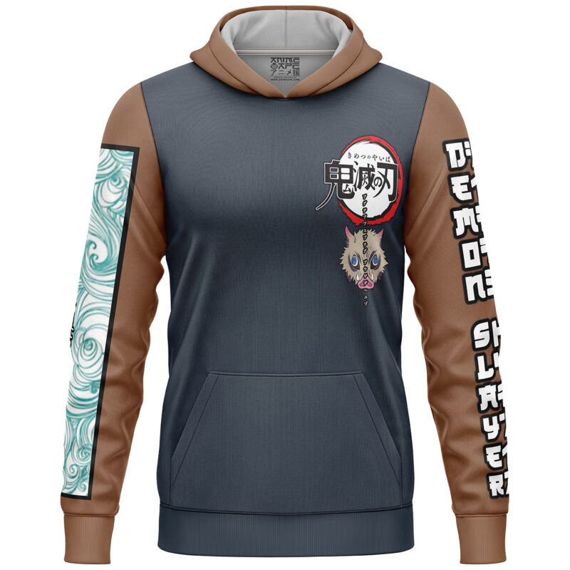 Hashibira Inosuke Demon Slayer Streetwear Lightweight Hoodie - Image 2
