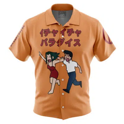 Icha Icha Paradise Shippuden Button Up Hawaiian Shirt