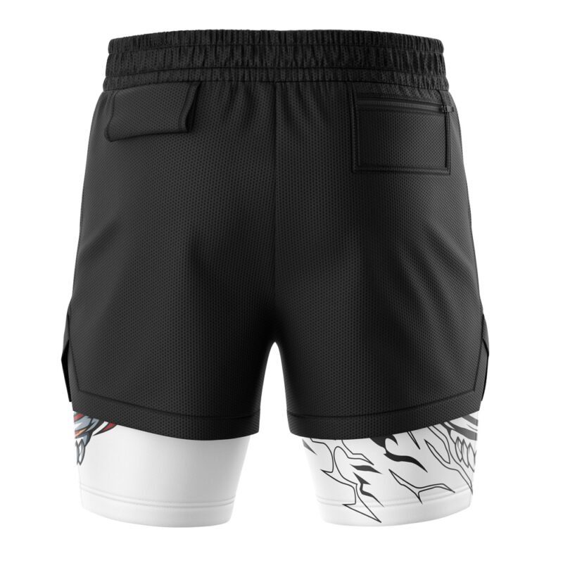 Ichigo Hallow Mask V2 Bleach 2-in-1 Performance Shorts - Image 4