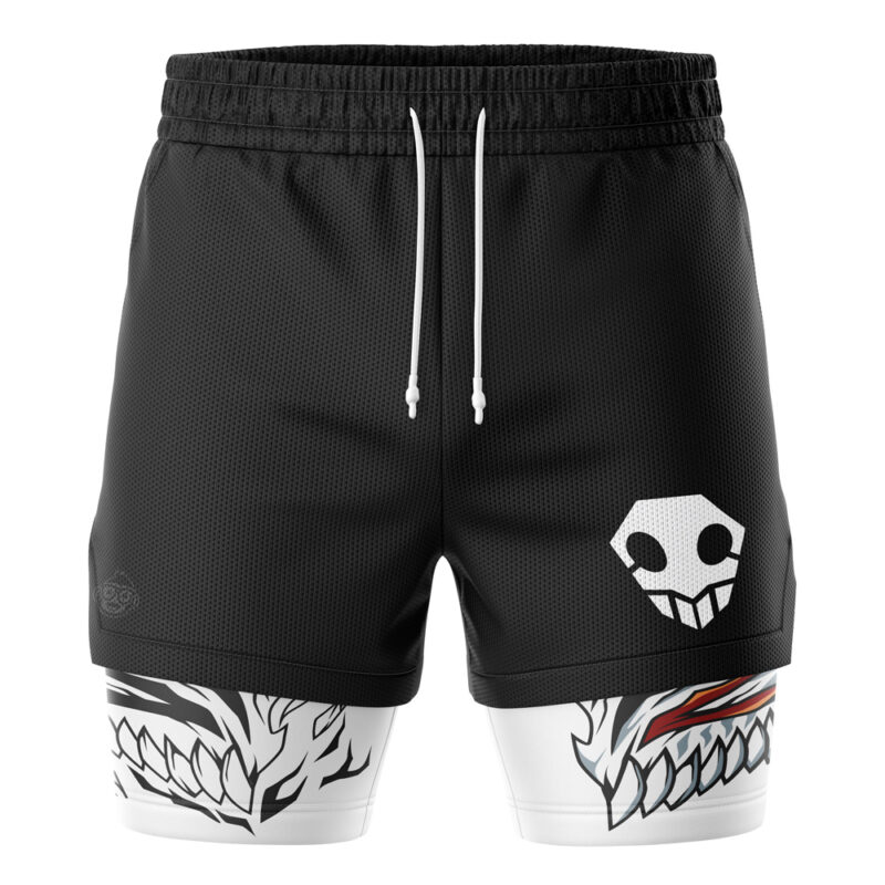 Ichigo Hallow Mask V2 Bleach 2-in-1 Performance Shorts - Image 2