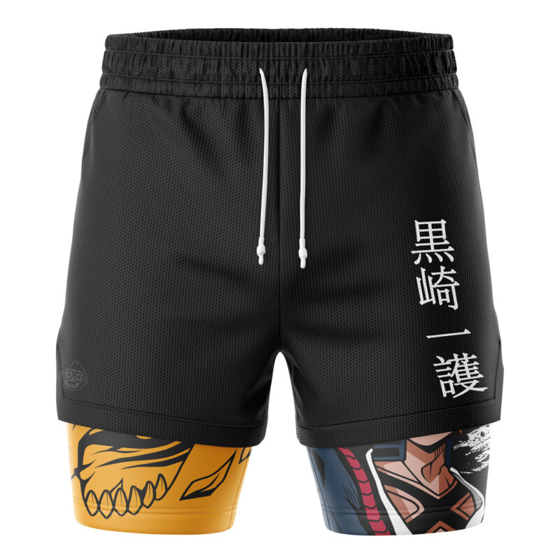 Ichigo Kurosaki Bleach 2-in-1 Performance Shorts - Image 2