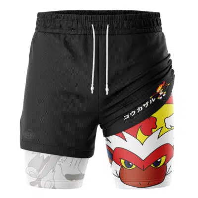 Infernape Pokemon 2-in-1 Performance Shorts