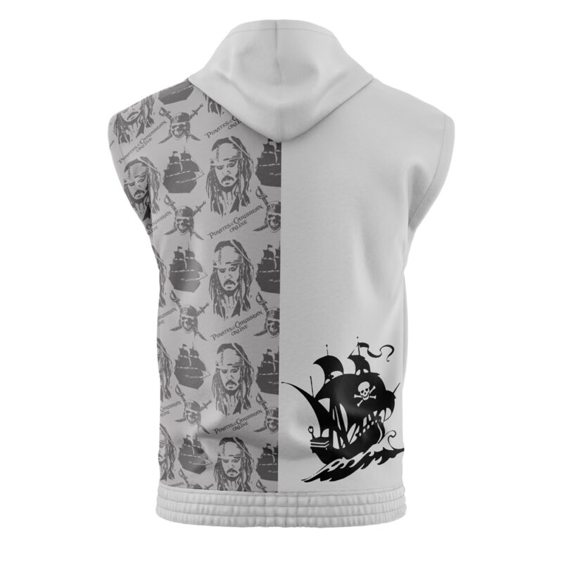 Jack Sparrow Disney Sleeveless Hoodie