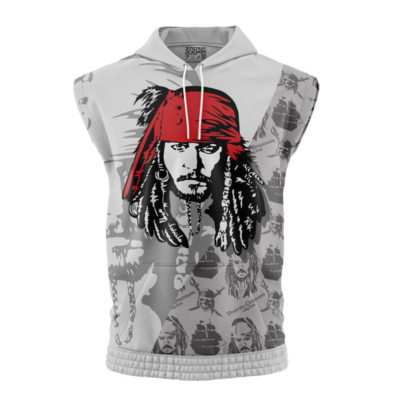 Jack Sparrow Disney Sleeveless Hoodie