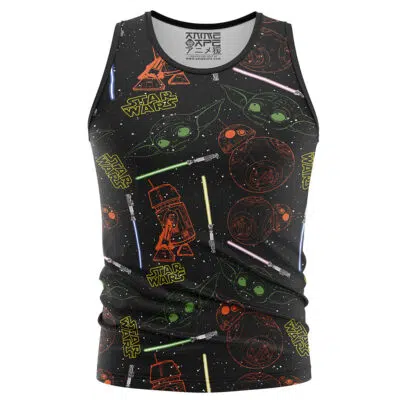 Jedi Star Wars Pattern Tank Top