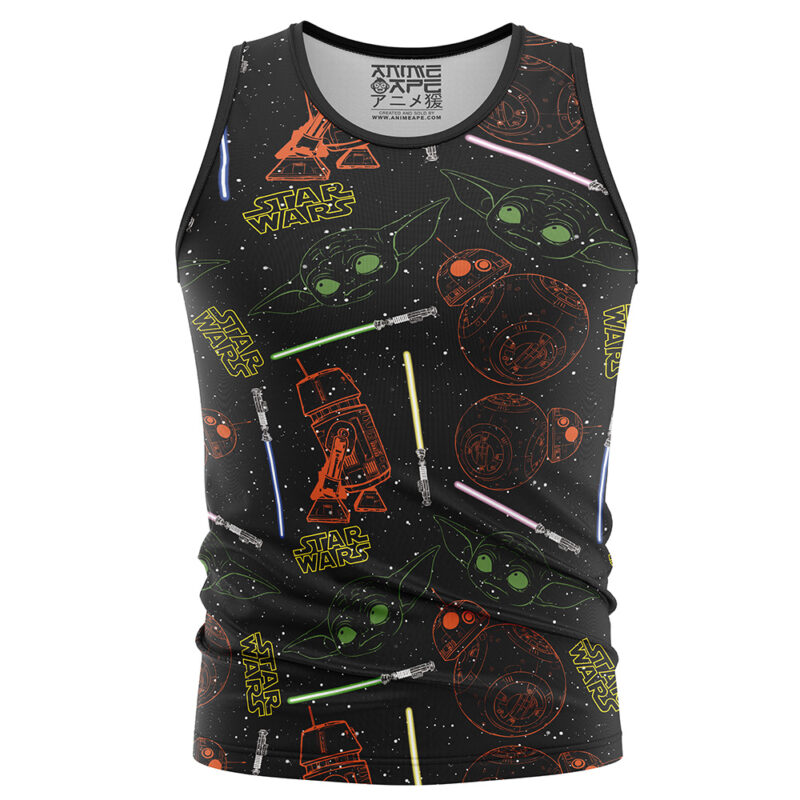 Jedi Star Wars Pattern Tank Top