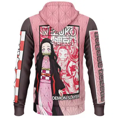 Kamado Nezuko Haori Demon Slayer Streetwear Lightweight Hoodie
