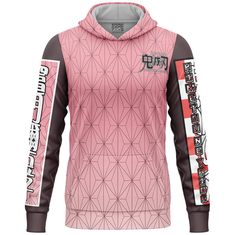 Kamado Nezuko Haori Demon Slayer Streetwear Lightweight Hoodie - Image 2