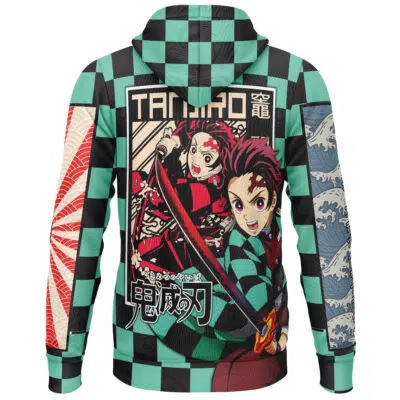 Kamado Tanjiro Haori Demon Slayer Streetwear Lightweight Hoodie