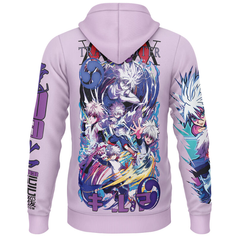 Killua Zoldyck V4 Hunter x Hunter Streetwear Lightweight Hoodie - Image 2