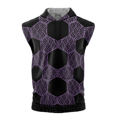 Kokushibo Demon Slayer Sleeveless Hoodie