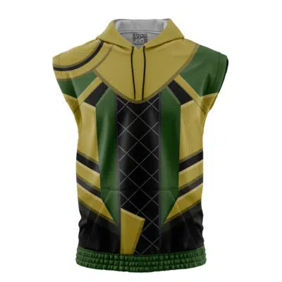 Loki Cosplay Marvel Sleeveless Hoodie