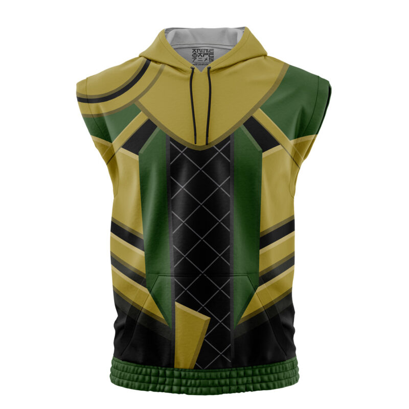 Loki Cosplay Marvel Sleeveless Hoodie
