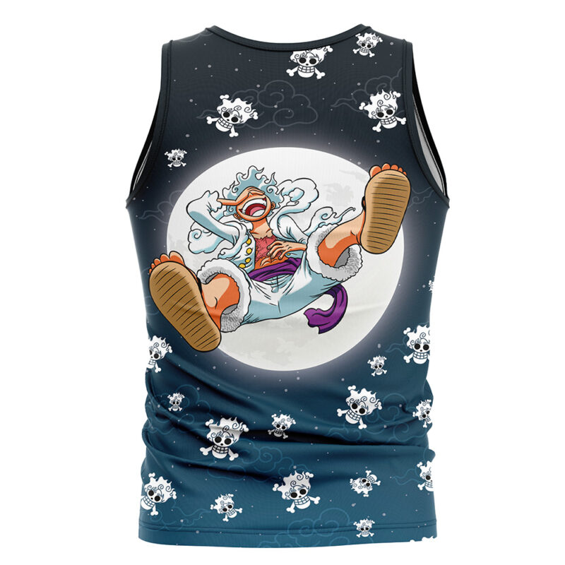Luffy Gear 5 V2 Pattern One Piece Tank Top - Image 2