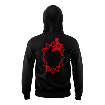 Meliodas Dragon Wrath Seven Deadly Sins Masked Hoodie