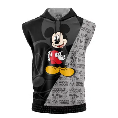 Mickey Mouse Disney Sleeveless Hoodie