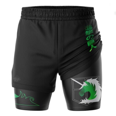 Military Police Attack on Titan 2-in-1 Performance Shorts