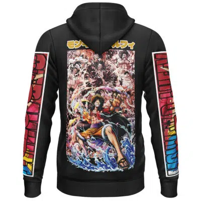 Monke D. Luffy One Piece Streetwear Lightweight Hoodie