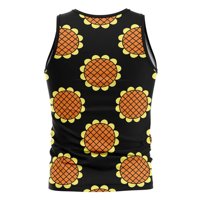 Monkey D Luffy Black Dressrosa One Piece Tank Top - Image 2