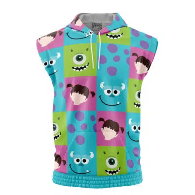 Monsters Inc Disney Sleeveless Hoodie