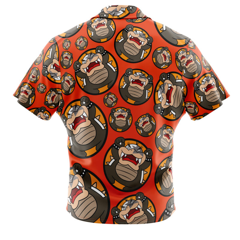 Morton Koopa Jr. Super Mario Bros Button Up Hawaiian Shirt - Image 2