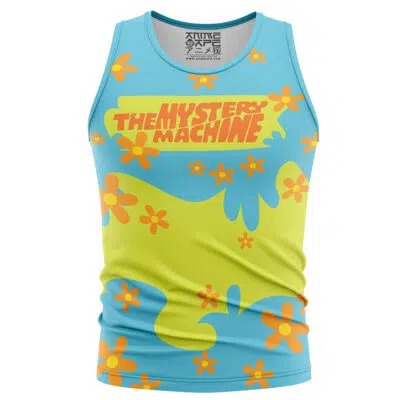 Mystery Machine Pattern Scooby Doo Tank Top