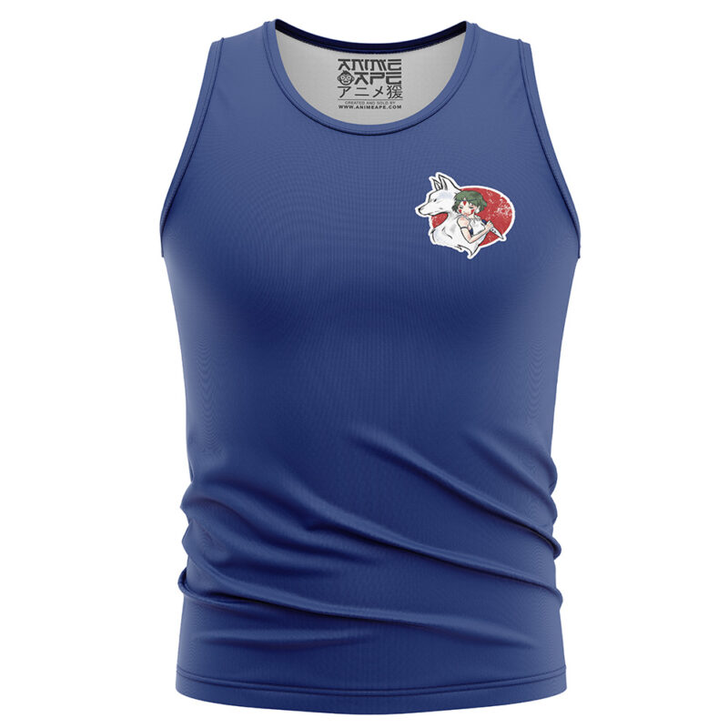 Princess Mononoke Blue Studio Ghibli Tank Top