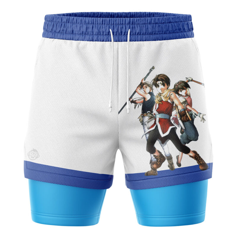 Riou Jowy Nanami Suikoden II 2-in-1 Performance Shorts