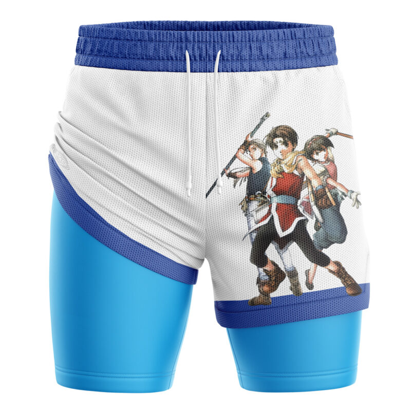 Riou Jowy Nanami Suikoden II 2-in-1 Performance Shorts
