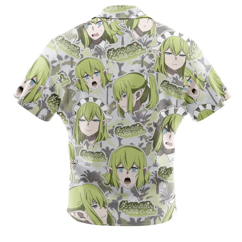 Ryuu Lion DanMachi Button Up Hawaiian Shirt