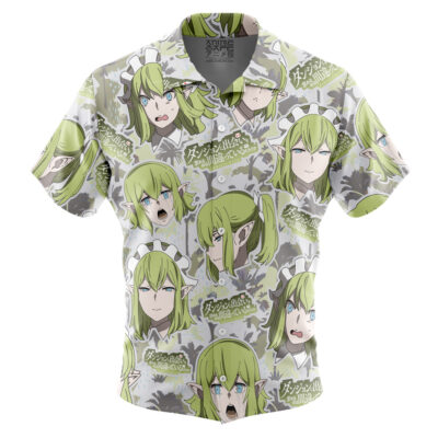 Ryuu Lion DanMachi Button Up Hawaiian Shirt