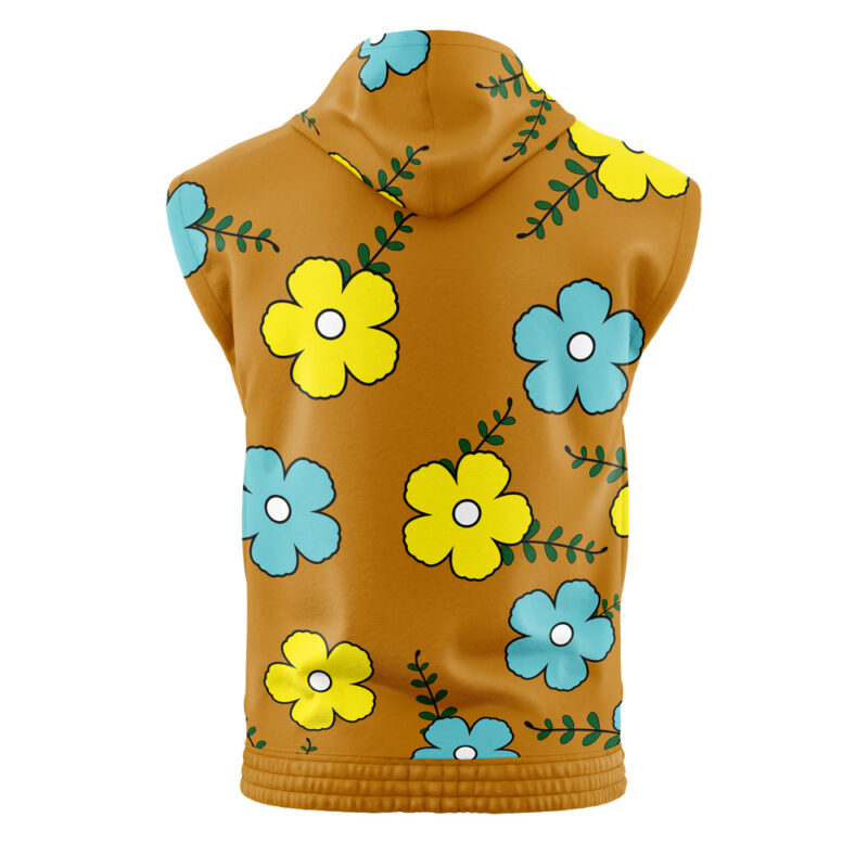 Sanji Egghead Island One Piece Sleeveless Hoodie - Image 2
