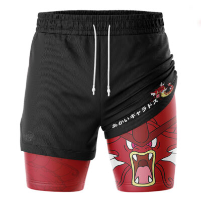 Shiny Gyarados Pokemon 2-in-1 Performance Shorts