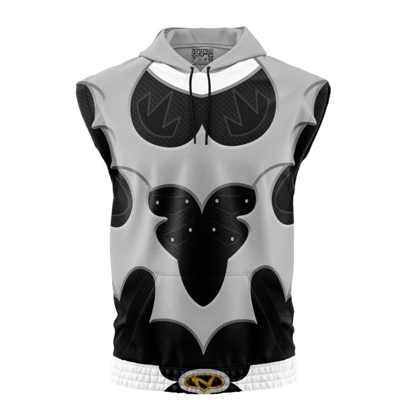 Silver Psycho Ranger Power Rangers Sleeveless Hoodie