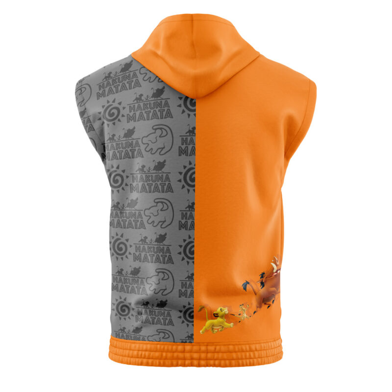 Simba Lion King Sleeveless Hoodie - Image 2