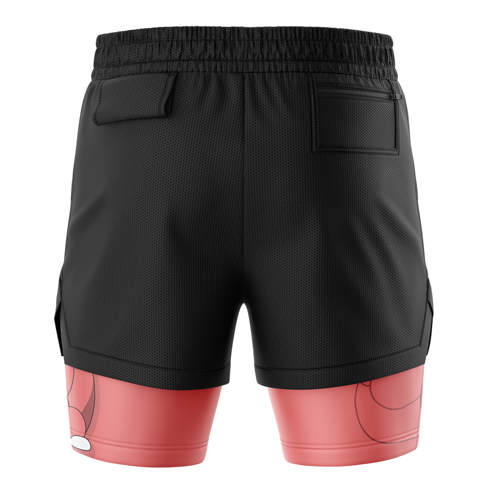 Slowpoke Pokemon 2-in-1 Performance Shorts