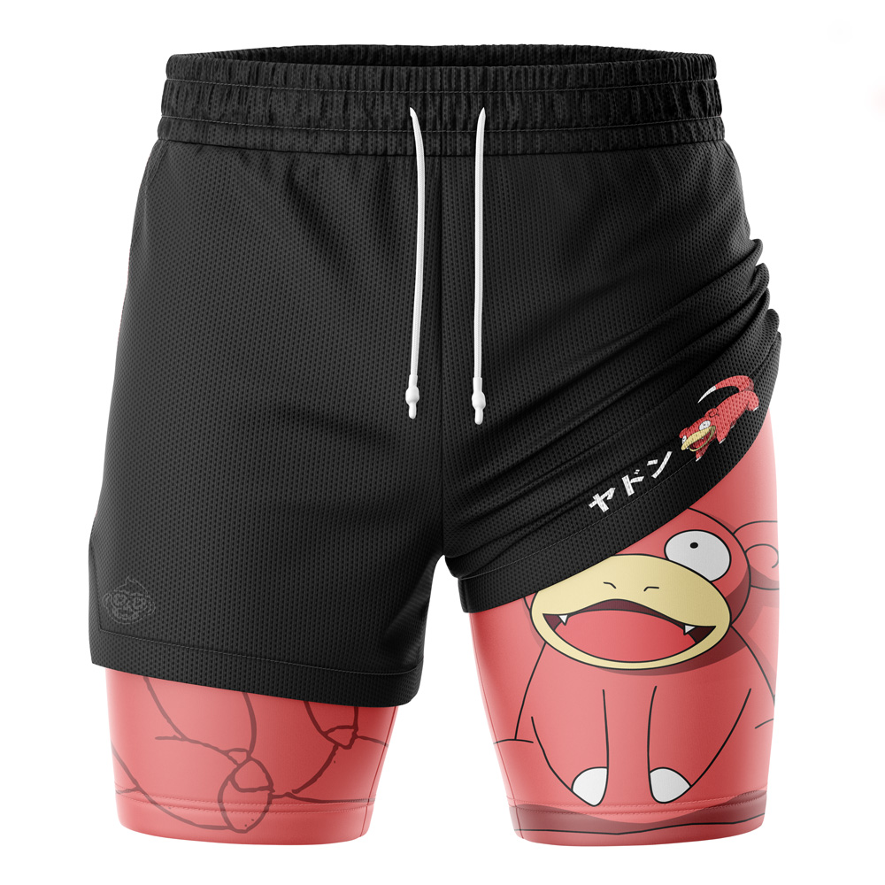 Slowpoke Pokemon 2-in-1 Performance Shorts