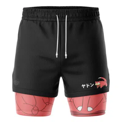 Slowpoke Pokemon 2-in-1 Performance Shorts