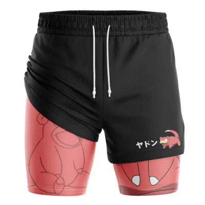 Slowpoke Pokemon 2-in-1 Performance Shorts