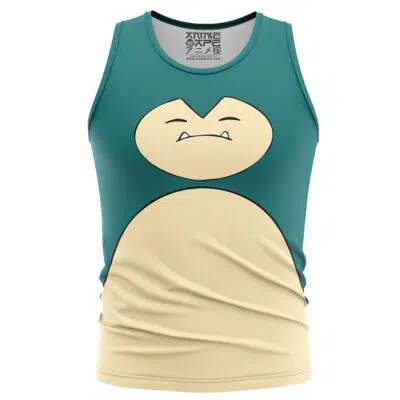 Snorlax Face Pokemon Tank Top