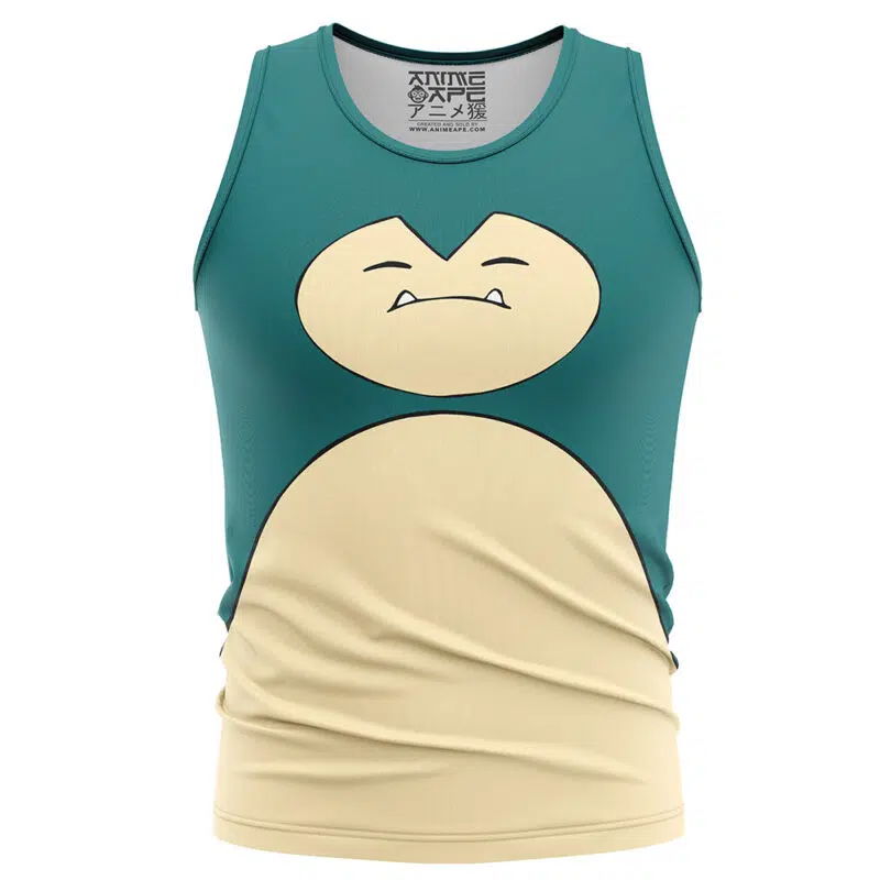 Snorlax Face Pokemon Tank Top